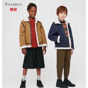 Kids' Uniqlo x JW Anderson Boa Fleece Mouton Jacket